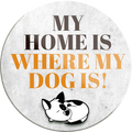 4252024233933	Schilderstore24	 ''My home is where my dog is''Schilderstore24 Blechschilder sind perfekt als Geschenk zu Weihnachten, Geburtstage, Feiern, Partys, Grillabende, Namenstag, Feiertag, Mädelsabend, Hochzeit. Jederzeit stilvoll im Wohnzimmer, Partykeller, Garage, Praxis, Büro, Café, Hauseingang Haustier Tier Freund knuddelig Zuhause Katze Hund Hamster Meerschwein haustiere
