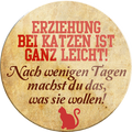4252024233971	Schilderstore24	 ''Erziehung bei Katzen ist ganz leicht''Schilderstore24 Blechschilder sind perfekt als Geschenk zu Weihnachten, Geburtstage, Feiern, Partys, Grillabende, Namenstag, Feiertag, Mädelsabend, Hochzeit. Jederzeit stilvoll im Wohnzimmer, Partykeller, Garage, Praxis, Büro, Café, Hauseingang Haustier Tier Freund knuddelig Zuhause Katze Hund Hamster Meerschwein haustiere