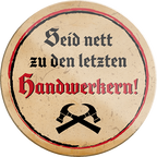 4252024233810	Schilderstore24	 ''Seid nett zu den letzten Handwerkern''Schilderstore24 Blechschilder sind perfekt als Geschenk zu Weihnachten, Geburtstage, Feiern, Partys, Grillabende, Namenstag, Feiertag, Mädelsabend, Hochzeit. Jederzeit stilvoll im Wohnzimmer, Partykeller, Garage, Praxis, Büro, Café, Hauseingang Handwerk Baustelle Arbeit Bau werkeln baustelle handwerker bauarbeiter