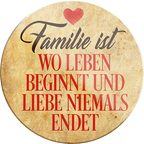 4252024232943	Schilderstore24	 ''Familie ist wo Leben beginnt''Schilderstore24 Blechschilder sind perfekt als Geschenk zu Weihnachten, Geburtstage, Feiern, Partys, Grillabende, Namenstag, Feiertag, Mädelsabend, Hochzeit. Jederzeit stilvoll im Wohnzimmer, Partykeller, Garage, Praxis, Büro, Café, Hauseingang Familie Zuhause Eltern Geschwister oma opa familie mama papa geschwister