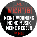 4252024233872	Schilderstore24	 ''Wichtig. Meine Wohnung Musik Regeln''Schilderstore24 Blechschilder sind perfekt als Geschenk zu Weihnachten, Geburtstage, Feiern, Partys, Grillabende, Namenstag, Feiertag, Mädelsabend, Hochzeit. Jederzeit stilvoll im Wohnzimmer, Partykeller, Garage, Praxis, Büro, Café, Hauseingang Küche Haushalt Willkommen Eigenheim heim essen haus kochen herzlich Zuhause putzen