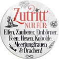 4252024233896	Schilderstore24	 ''Zutritt nur für Elfen, Zauberer, Einhörner''Schilderstore24 Blechschilder sind perfekt als Geschenk zu Weihnachten, Geburtstage, Feiern, Partys, Grillabende, Namenstag, Feiertag, Mädelsabend, Hochzeit. Jederzeit stilvoll im Wohnzimmer, Partykeller, Garage, Praxis, Büro, Café, Hauseingang Küche Haushalt Willkommen Eigenheim heim essen haus kochen herzlich Zuhause putzen