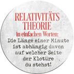 4252024232714	Schilderstore24	 ''Relativitätstheorie in einfachen Worten Klotür'' Schilderstore24 Blechschilder sind perfekt als Geschenk zu Weihnachten, Geburtstage, Feiern, Partys, Grillabende, Namenstag, Feiertag, Mädelsabend, Hochzeit. Jederzeit stilvoll im Wohnzimmer, Partykeller, Garage, Praxis, Büro, Café, Hauseingang Tiefsinnig Albert Einstein Weisheiten wahrheit sprichwort lebensweisheit philosoph