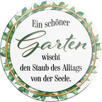 4252024233766	Schilderstore24	 ''Ein schöner Garten wischt den Staub''Schilderstore24 Blechschilder sind perfekt als Geschenk zu Weihnachten, Geburtstage, Feiern, Partys, Grillabende, Namenstag, Feiertag, Mädelsabend, Hochzeit. Jederzeit stilvoll im Wohnzimmer, Partykeller, Garage, Praxis, Büro, Café, Hauseingang Garten Haushalt Heim Zuhause Gartenarbeit Hausarbeit Zuhause Blumen