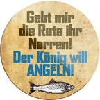 4252024233162	Schilderstore24	 ''Gebt mir die Rute König will angeln''Schilderstore24 Blechschilder sind perfekt als Geschenk zu Weihnachten, Geburtstage, Feiern, Partys, Grillabende, Namenstag, Feiertag, Mädelsabend, Hochzeit. Jederzeit stilvoll im Wohnzimmer, Partykeller, Garage, Praxis, Büro, Café, Hauseingang Fahrrad Rad Bike Tour Radeln Downhill Radtour zweirad reifen ausflug freizeit