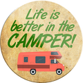 4252024232639	Schilderstore24	 ''Life is better Camper''Schilderstore24 Blechschilder sind perfekt als Geschenk zu Weihnachten, Geburtstage, Feiern, Partys, Grillabende, Namenstag, Feiertag, Mädelsabend, Hochzeit. Jederzeit stilvoll im Wohnzimmer, Partykeller, Garage, Praxis, Büro, Café, Hauseingang Camping Natur Wald Freiheit wandern campen outdoor natur roadtripp