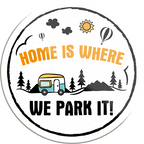 4252024232615	Schilderstore24	 ''Home is where we park it''Schilderstore24 Blechschilder sind perfekt als Geschenk zu Weihnachten, Geburtstage, Feiern, Partys, Grillabende, Namenstag, Feiertag, Mädelsabend, Hochzeit. Jederzeit stilvoll im Wohnzimmer, Partykeller, Garage, Praxis, Büro, Café, Hauseingang Camping Natur Wald Freiheit wandern campen outdoor natur roadtripp