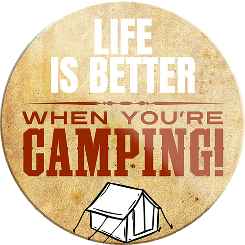 4252024232646	Schilderstore24	 ''Life is better camping''Schilderstore24 Blechschilder sind perfekt als Geschenk zu Weihnachten, Geburtstage, Feiern, Partys, Grillabende, Namenstag, Feiertag, Mädelsabend, Hochzeit. Jederzeit stilvoll im Wohnzimmer, Partykeller, Garage, Praxis, Büro, Café, Hauseingang Camping Natur Wald Freiheit wandern campen outdoor natur roadtripp