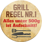 4252024232844	Schilderstore24	 ''Grill Regel Nr1 500g Aufschnitt''Schilderstore24 Blechschilder sind perfekt als Geschenk zu Weihnachten, Geburtstage, Feiern, Partys, Grillabende, Namenstag, Feiertag, Mädelsabend, Hochzeit. Jederzeit stilvoll im Wohnzimmer, Partykeller, Garage, Praxis, Büro, Café, Hauseingang Lebensmittel Kaffee Kuchen Tee Grill crepes teigware süßigkeit essen grill wurst