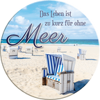4252024234121	Schilderstore24	 ''Das Leben ist zu kurz für ohne Meer''Schilderstore24 Blechschilder sind perfekt als Geschenk zu Weihnachten, Geburtstage, Feiern, Partys, Grillabende, Namenstag, Feiertag, Mädelsabend, Hochzeit. Jederzeit stilvoll im Wohnzimmer, Partykeller, Garage, Praxis, Büro, Café, Hauseingang Meer Urlaub Sommer Sandstrand meer wasser strand sand urlaub ferien