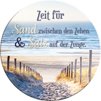 4252024234299	Schilderstore24	 ''Zeit für Sand zwischen den Zehen (sandweg)''Schilderstore24 Blechschilder sind perfekt als Geschenk zu Weihnachten, Geburtstage, Feiern, Partys, Grillabende, Namenstag, Feiertag, Mädelsabend, Hochzeit. Jederzeit stilvoll im Wohnzimmer, Partykeller, Garage, Praxis, Büro, Café, Hauseingang Meer Urlaub Sommer Sandstrand meer wasser strand sand urlaub ferien