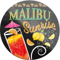 4252024232318	Schilderstore24	 ''Malibu Sunrise''Schilderstore24 Blechschilder sind perfekt als Geschenk zu Weihnachten, Geburtstage, Feiern, Partys, Grillabende, Namenstag, Feiertag, Mädelsabend, Hochzeit. Jederzeit stilvoll im Wohnzimmer, Partykeller, Garage, Praxis, Büro, Café, Hauseingang Alkohol Cocktail Likör Sekt Getränk Alkohol promille schnaps saufen cocktails
