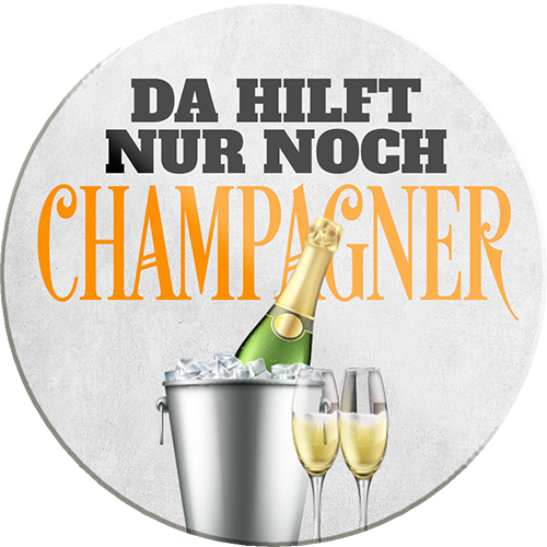 4252024231663	Schilderstore24	 ''Da hilft nur noch Champagner''Schilderstore24 Blechschilder sind perfekt als Geschenk zu Weihnachten, Geburtstage, Feiern, Partys, Grillabende, Namenstag, Feiertag, Mädelsabend, Hochzeit. Jederzeit stilvoll im Wohnzimmer, Partykeller, Garage, Praxis, Büro, Café, Hauseingang Alkohol Cocktail Bier Sekt Getränk Bier Alkohol schnaps promille tequila   