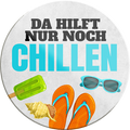 Schilderstore24 Blechschilder sind perfekt als Geschenk zu Weihnachten, Geburtstage, Feiern, Partys, Grillabende, Namenstag, Feiertag, Mädelsabend, Hochzeit. Jederzeit stilvoll im Wohnzimmer, Partykeller, Garage, Praxis, Büro, Café, Hauseingang Fahrrad Rad Bike Tour Radeln Downhill Radtour zweirad reifen ausflug freizeit4252024233100	Schilderstore24	 ''Da hilft nur noch Chillen''