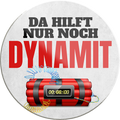 4252024231311 Geschenk Weihnachten, Geburtstage, Feiern, Partys, Grillabende, Namenstag, Feiertag, Mädelsabend, Hochzeit Wohnzimmer, Partykeller, Garage, Praxis, Büro, Café, Hauseingang Sarkasmus Ironie Funny Schwarzer Humor faul dumm fun rente lästern teufel	Schilderstore24	 ''Da hilft nur noch Dynamit''