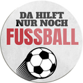 4252024233247	Schilderstore24	 ''Da hilf nur noch Fussball''Schilderstore24 Blechschilder sind perfekt als Geschenk zu Weihnachten, Geburtstage, Feiern, Partys, Grillabende, Namenstag, Feiertag, Mädelsabend, Hochzeit. Jederzeit stilvoll im Wohnzimmer, Partykeller, Garage, Praxis, Büro, Café, Hauseingang Fußball Mannschaft Verein Bolzen Ball sport liga kicken stadion freizeit