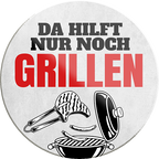 4252024232769	Schilderstore24	 ''Da hilft nur noch Grillen''Schilderstore24 Blechschilder sind perfekt als Geschenk zu Weihnachten, Geburtstage, Feiern, Partys, Grillabende, Namenstag, Feiertag, Mädelsabend, Hochzeit. Jederzeit stilvoll im Wohnzimmer, Partykeller, Garage, Praxis, Büro, Café, Hauseingang Lebensmittel Kaffee Kuchen Tee Grill crepes teigware süßigkeit essen grill wurst