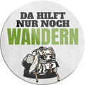 Schilderstore24 Blechschilder sind perfekt als Geschenk zu Weihnachten, Geburtstage, Feiern, Partys, Grillabende, Namenstag, Feiertag, Mädelsabend, Hochzeit. Jederzeit stilvoll im Wohnzimmer, Partykeller, Garage, Praxis, 4252024232578	Schilderstore24	 ''Da hilft nur noch Wandern''Büro, Café, Hauseingang Camping Natur Wald Freiheit wandern campen outdoor natur roadtripp