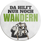 Schilderstore24 Blechschilder sind perfekt als Geschenk zu Weihnachten, Geburtstage, Feiern, Partys, Grillabende, Namenstag, Feiertag, Mädelsabend, Hochzeit. Jederzeit stilvoll im Wohnzimmer, Partykeller, Garage, Praxis, 4252024232578	Schilderstore24	 ''Da hilft nur noch Wandern''Büro, Café, Hauseingang Camping Natur Wald Freiheit wandern campen outdoor natur roadtripp