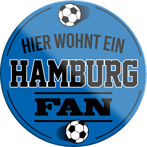 4252024233360	Schilderstore24	 ''Hamburg Fan (blau)'' Schilderstore24 Blechschilder sind perfekt als Geschenk zu Weihnachten, Geburtstage, Feiern, Partys, Grillabende, Namenstag, Feiertag, Mädelsabend, Hochzeit. Jederzeit stilvoll im Wohnzimmer, Partykeller, Garage, Praxis, Büro, Café, Hauseingang Fußball Mannschaft Verein Bolzen Ball sport liga kicken stadion freizeit