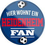 4252024233391	Schilderstore24	 ''Heidenheim Fan''Schilderstore24 Blechschilder sind perfekt als Geschenk zu Weihnachten, Geburtstage, Feiern, Partys, Grillabende, Namenstag, Feiertag, Mädelsabend, Hochzeit. Jederzeit stilvoll im Wohnzimmer, Partykeller, Garage, Praxis, Büro, Café, Hauseingang Fußball Mannschaft Verein Bolzen Ball sport liga kicken stadion freizeit