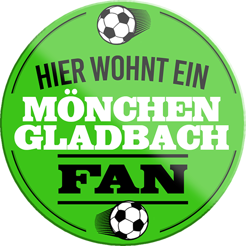 4252024233513	Schilderstore24	 ''Mönchengladbach Fan'' Schilderstore24 Blechschilder sind perfekt als Geschenk zu Weihnachten, Geburtstage, Feiern, Partys, Grillabende, Namenstag, Feiertag, Mädelsabend, Hochzeit. Jederzeit stilvoll im Wohnzimmer, Partykeller, Garage, Praxis, Büro, Café, Hauseingang Fußball Mannschaft Verein Bolzen Ball sport liga kicken stadion freizeit