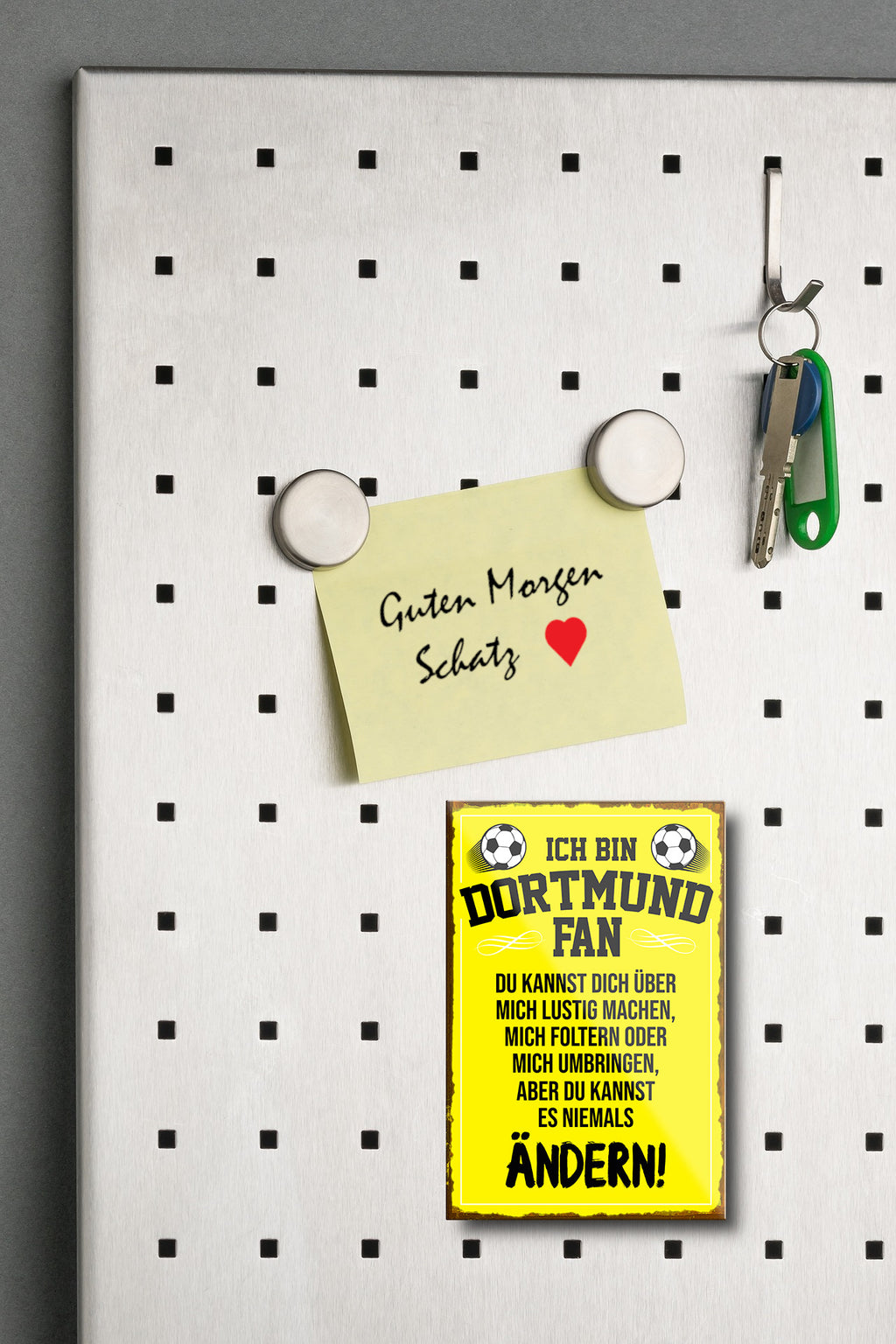 Magnet ''Dortmund Fan'' 9x6x0,3cm