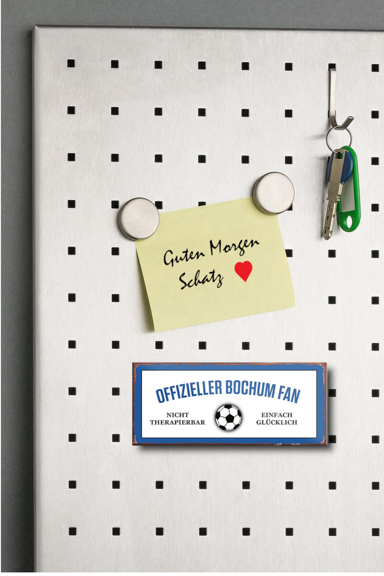 Magnet ''Offizieller Bochum Fan'' 9,3x4cm