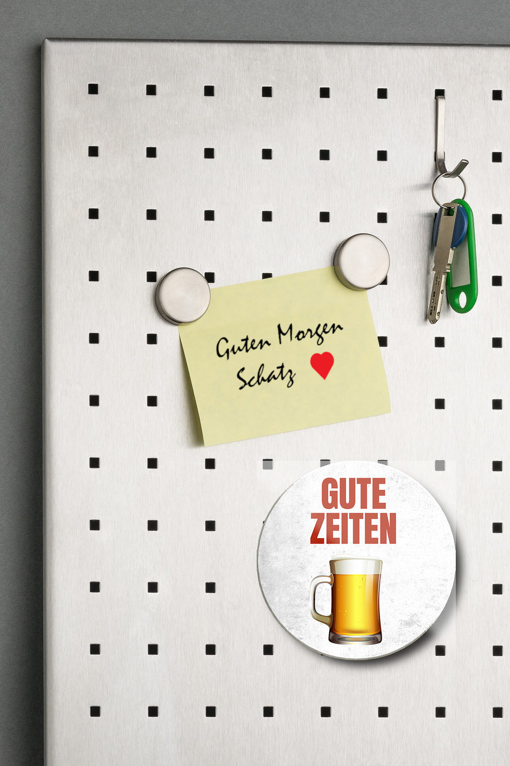 Magnet ''Gute Zeiten'' 8x8x0,3cm