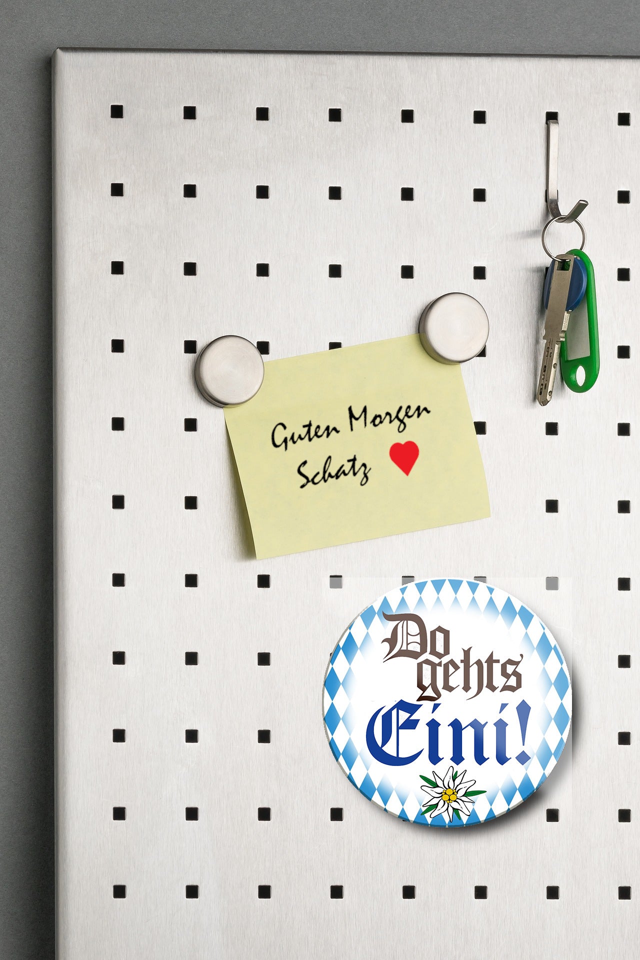 Magnet ''Do gehts Eini'' 8x8x0,3cm