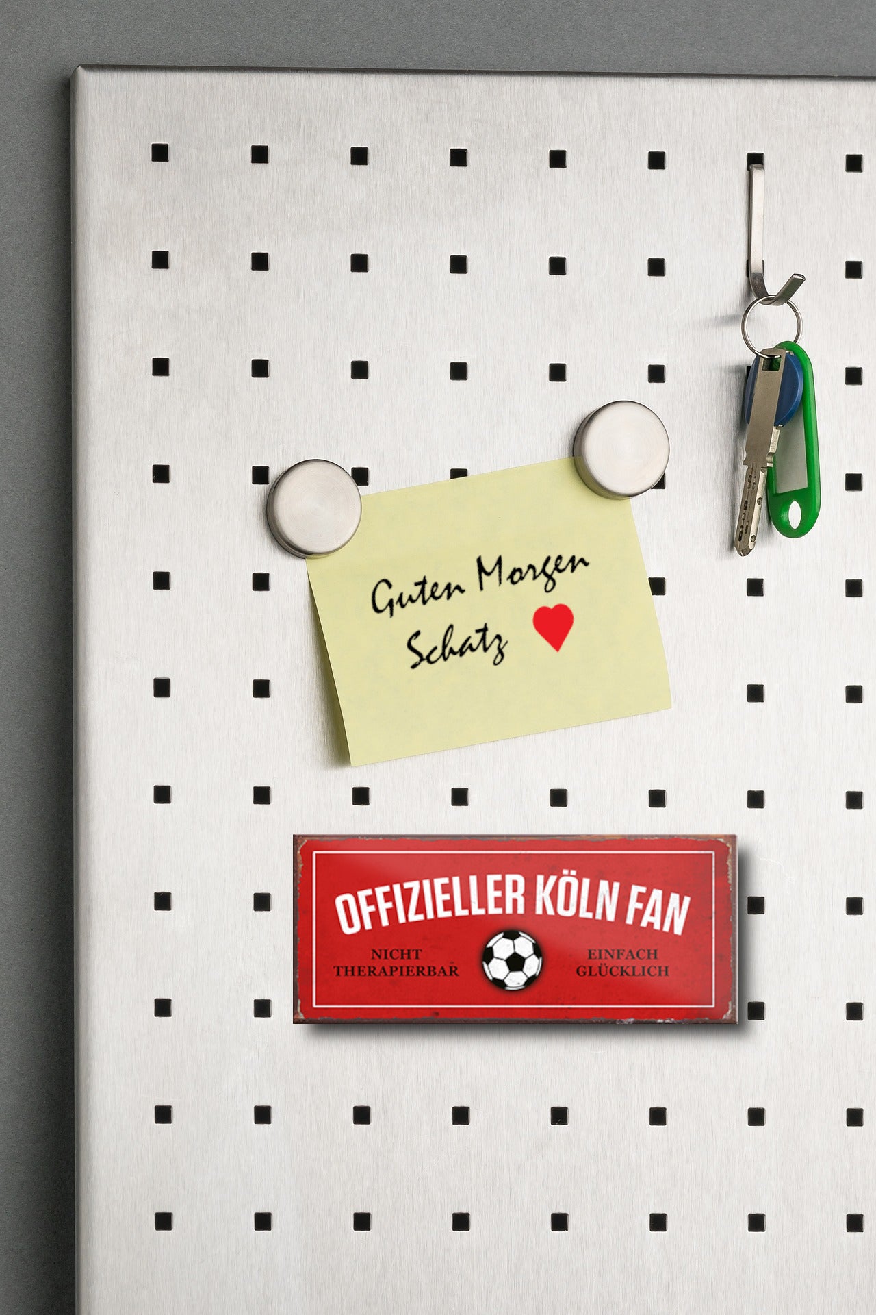 Magnet ''Offizieller Köln Fan'' 9,3x4cm