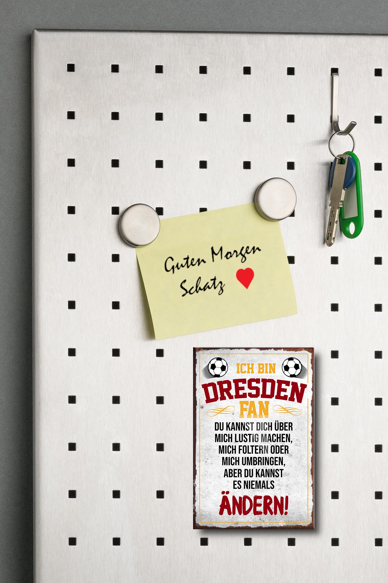Magnet ''Dresden Fan'' 9x6x0,3cm