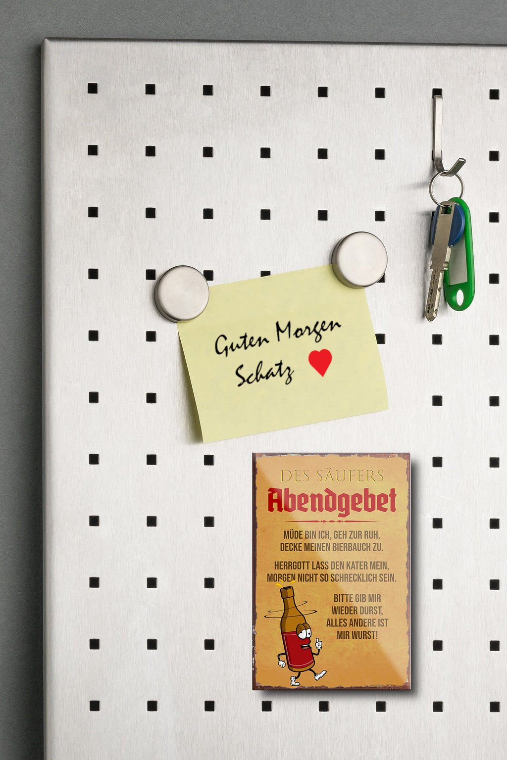 Magnet ''Des Säufers Abendgebet'' 9x6x0,3cm