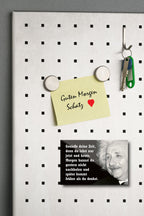 Magnet ''Genieße deine Zeit, denn du lebst nur jetzt und heute'' 9x6x0,3cm