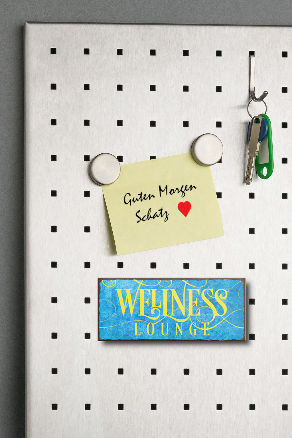 Magnet ''Wellness Lounge'' 9,3x4cm