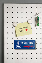 Magnet ''Hamburg meine Perle'' 9,3x4cm