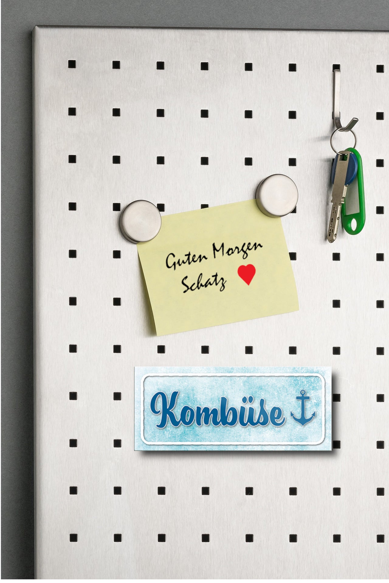 Magnet ''Kombüse (blau)'' 9,3x4cm