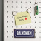 Magnet ''Balkonien'' 9,3x4cm