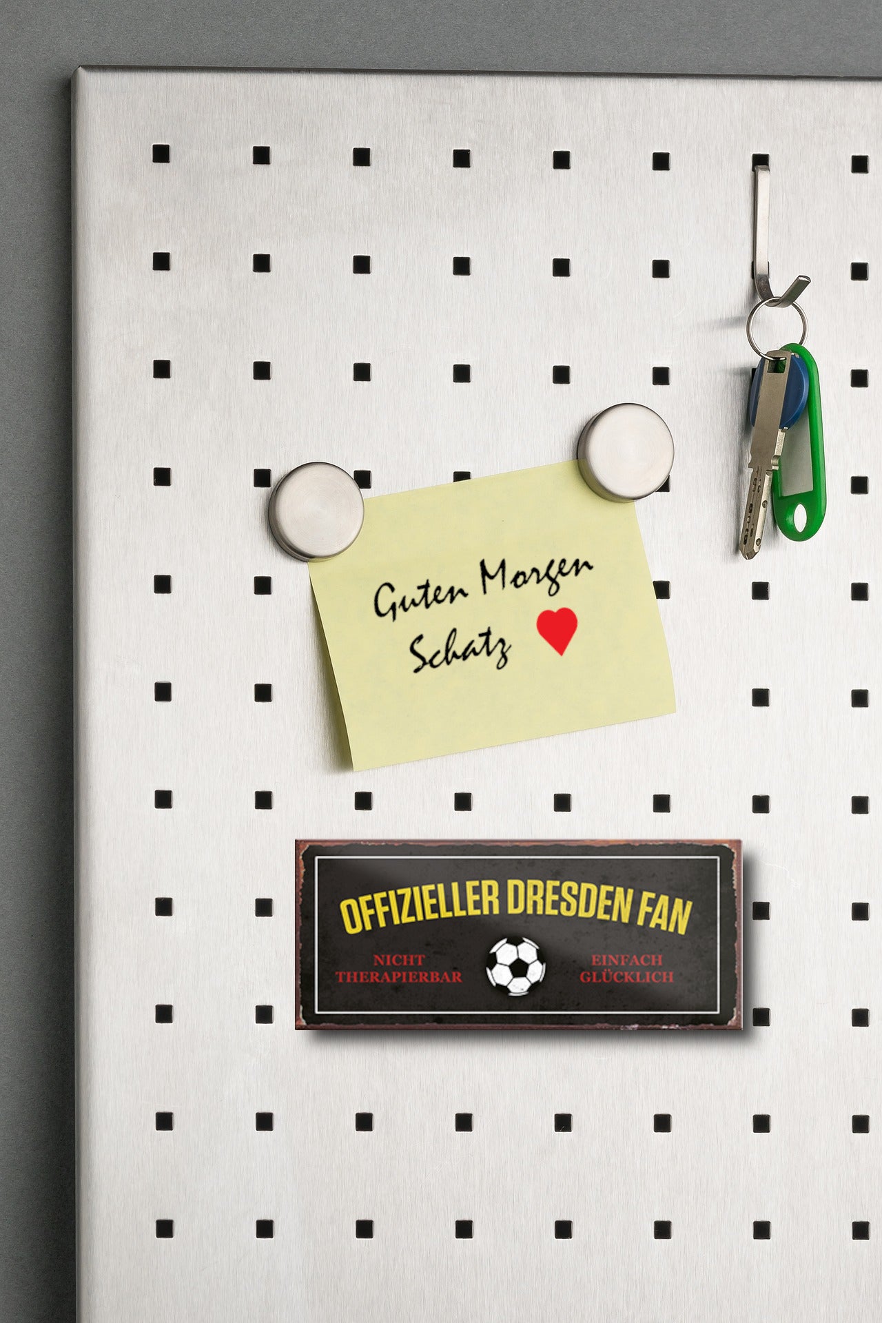 Magnet ''Offizieller Dresden Fan'' 9,3x4cm