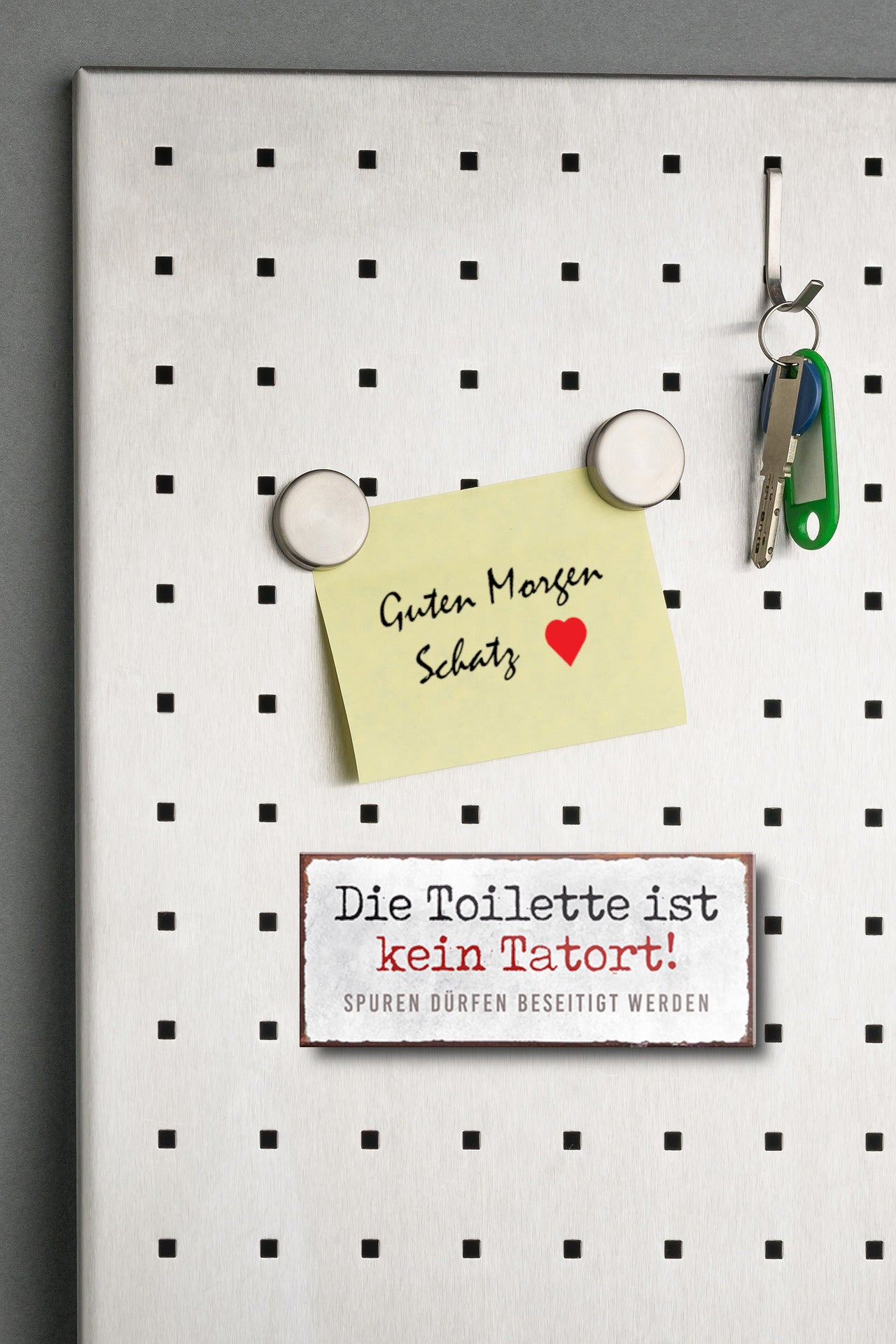 Magnet ''Die Toilette ist kein Tatort'' 9,3x4cm