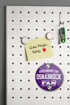 Magnet ''Osnabrück Fan'' 8x8x0,3cm
