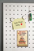 Magnet ''Alle guten Dinge fangen mit S an Sex, Sonne'' 9x6x0,3cm