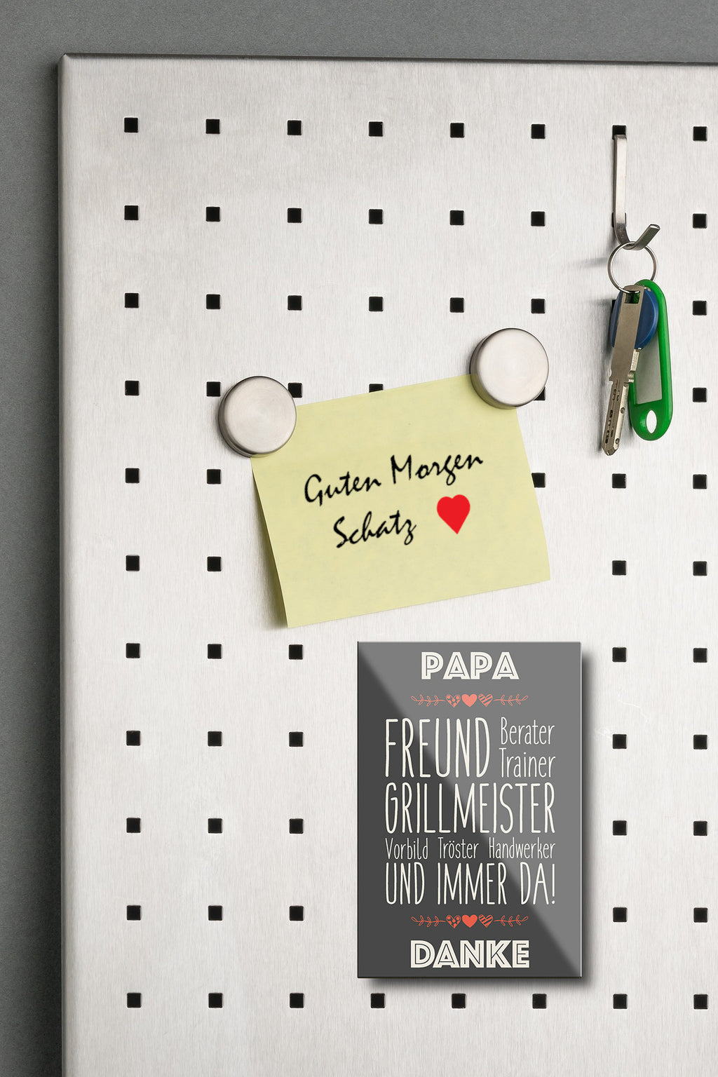 Magnet ''Papa Freund Berater Trainer'' 9x6x0,3cm
