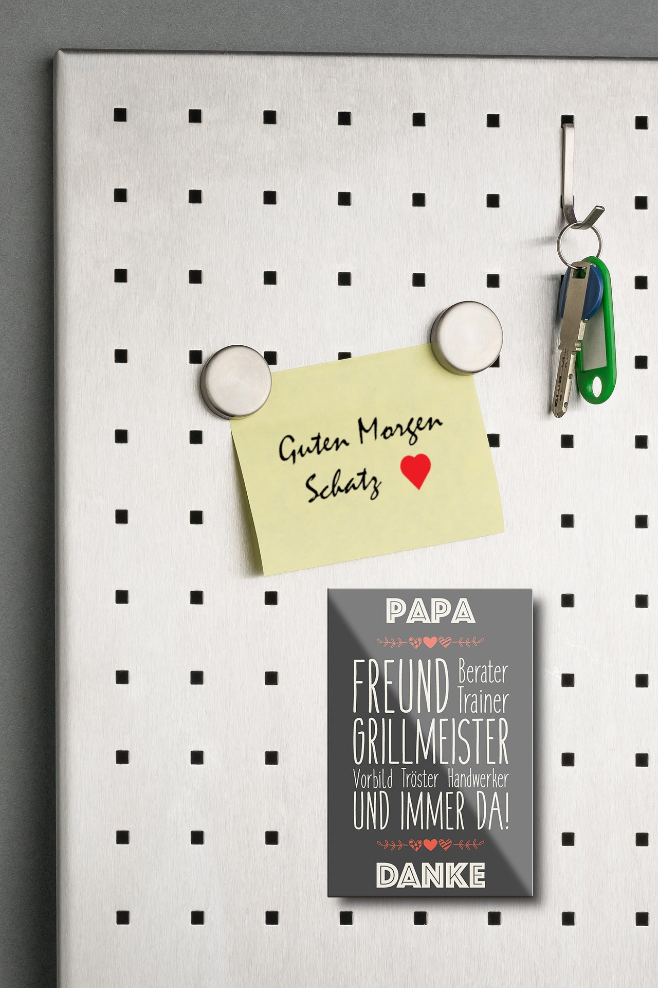 Magnet ''Papa Freund Berater Trainer'' 9x6x0,3cm