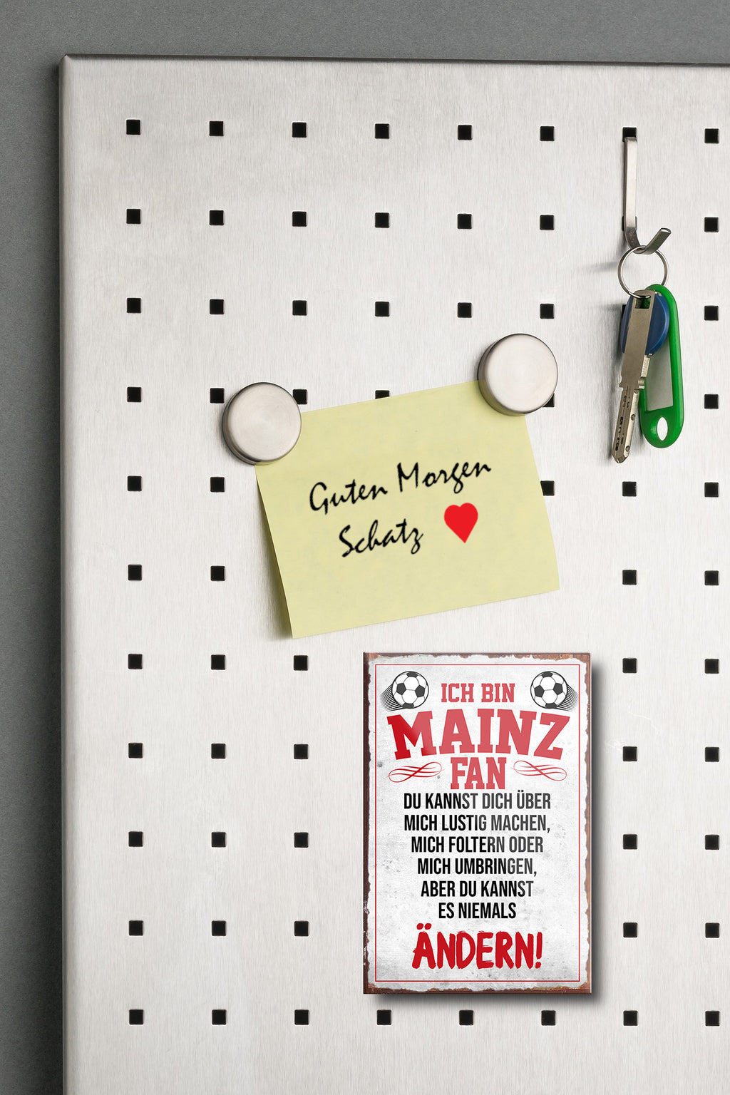 Magnet ''Mainz Fan'' 9x6x0,3cm