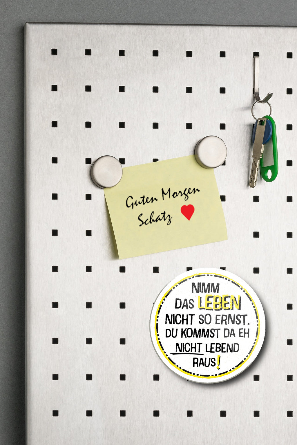 Magnet ''Don't take life so seriously'' 8x8x0.3cm