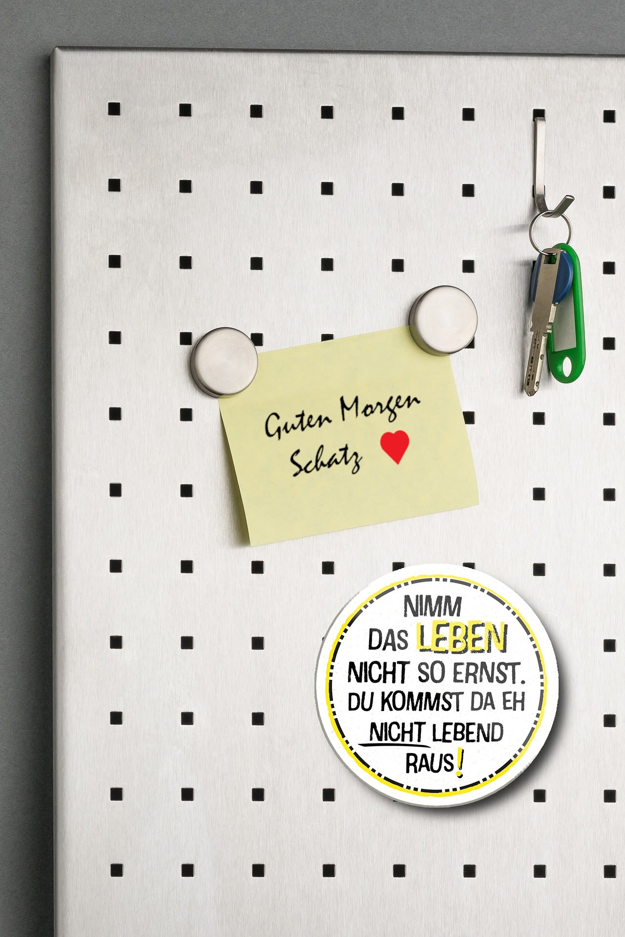 Magnet ''Don't take life so seriously'' 8x8x0.3cm