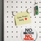Magnet ''No girlfriend no problems'' 8x8x0,3cm