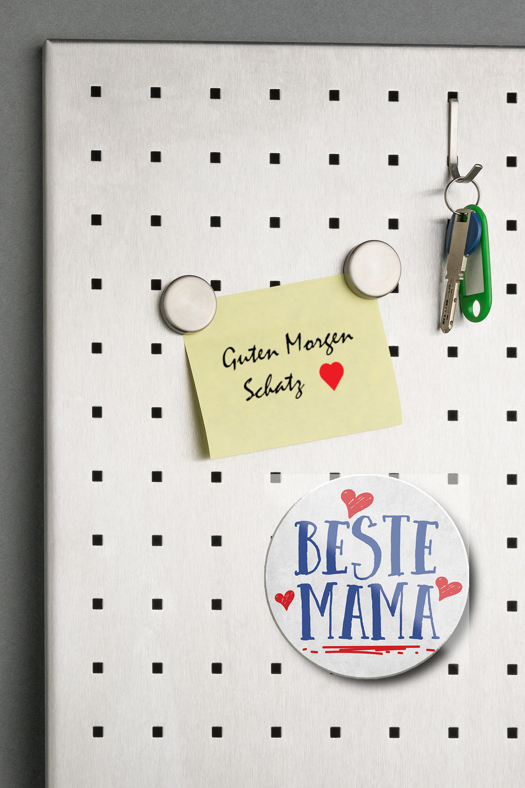 Magnet ''Beste Mama'' 8x8x0,3cm