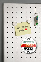 Magnet ''Augsburg Fan'' 8x8x0,3cm